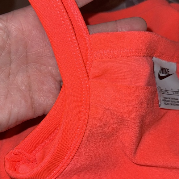 NWT • Nike • Pre-School Let's Roll Romper • Hot Punch • 36K807-A5C • Size 6X - Picture 5 of 6